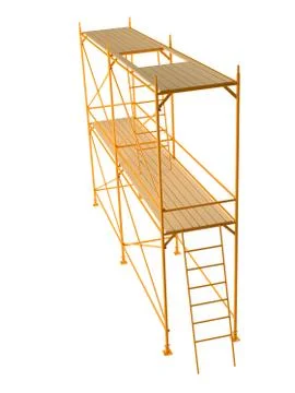 Scaffold isolated on white background Stock Illustration