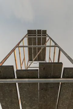 Scaffold isolated on white Stock Illustration