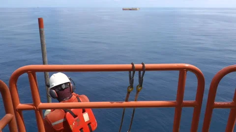 Scaffolding Activities at Work Site. Stock Footage 157111633