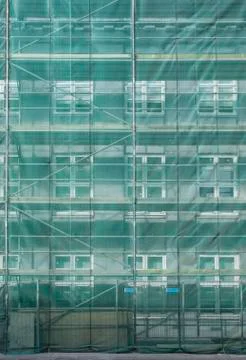 Scaffolding background Stock Photos