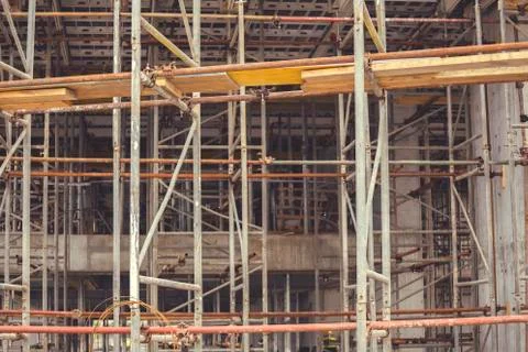 Scaffolding background 库存照片