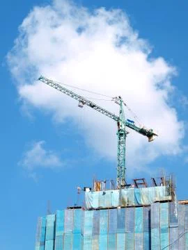Scaffolding, construction site Stock Photos