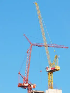 Scaffolding, construction site Foto stock