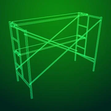 Scaffolding construction vector Ilustración de archivo