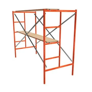Scaffolding metal construction Ilustración de archivo