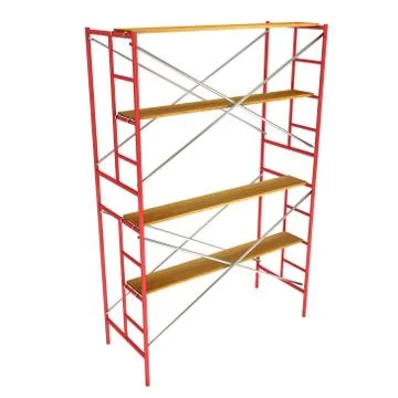 Scaffolding metal construction Ilustración de archivo