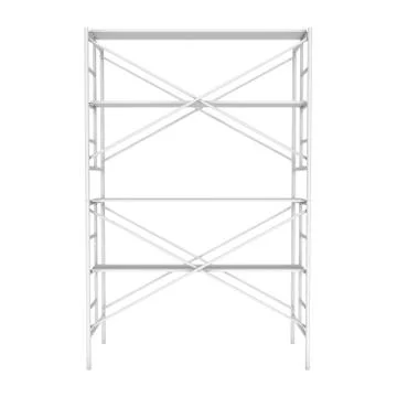 Scaffolding metal construction Ilustración de archivo