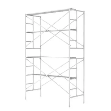 Scaffolding metal construction Ilustración de archivo