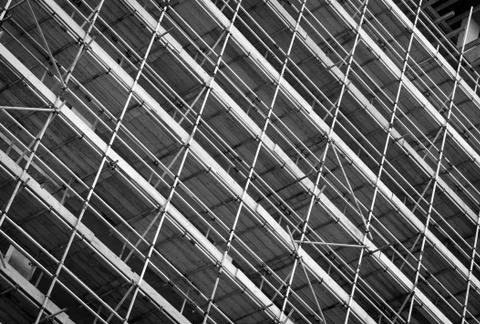 Scaffolding pattern Stock Photos