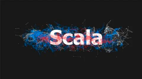 Scala technology for website design Stock Illustration