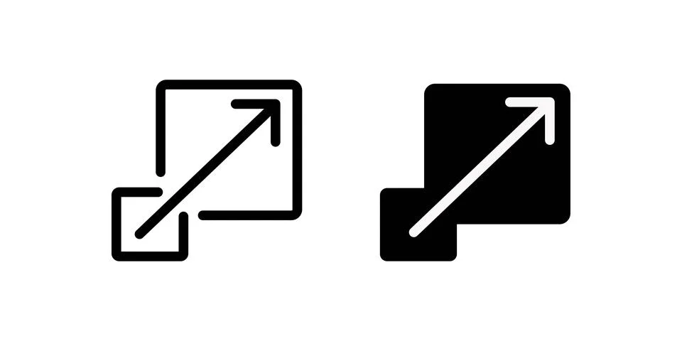 Scalability icon set. Premium simple element from startup icons collection. S Stock Illustration