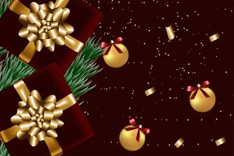 Scalable vector graphics. Christmas background. Stock Illustration