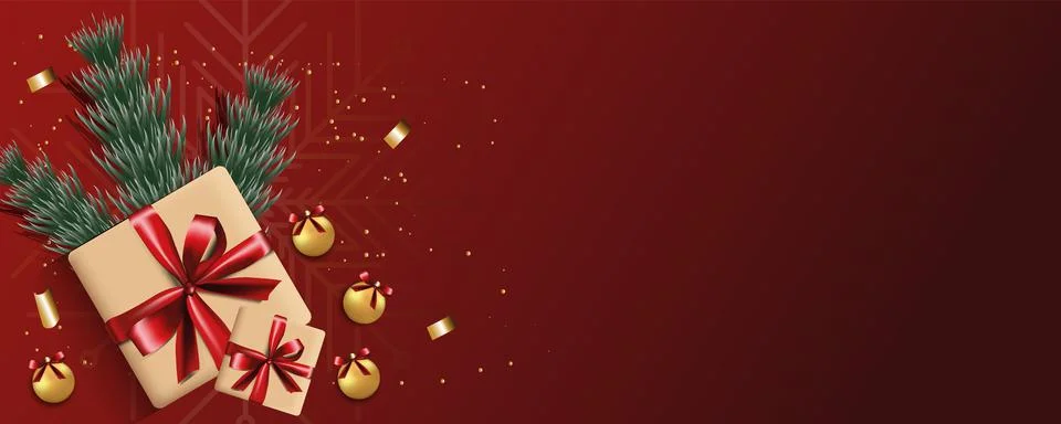Scalable vector graphics. Christmas background. Realistic background Stock Illustration
