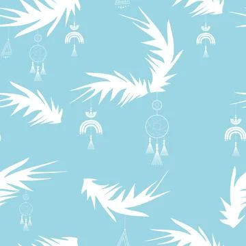 Scalable vector graphics. Christmas seamless pattern in pastel colors. Stock Illustration