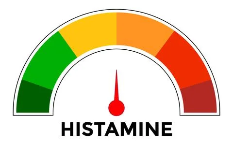 Scale with an arrow. The histamine measuring device. Stock Illustration