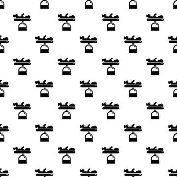 Scale baby pattern vector seamless Stock Illustration