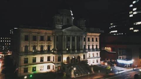 Scale of a Building - Syracuse, NY Video stock 336160380