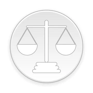 Scale button. Stock Illustration