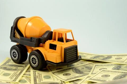 Scale Cement Mixer Foto stock