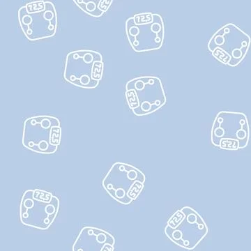 Scale device line vector seamless pattern Stock Illustration