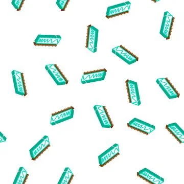 Scale electromagnetic isometric icon seamless pattern Illustrazione stock