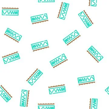 Scale electromagnetic vector seamless pattern Illustrazione stock