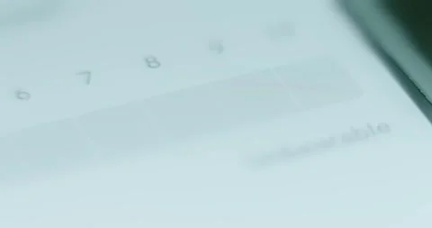 Scale of headache, pointing Unbearable, 9 out of 10 Video stock 313425133