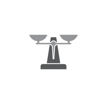 Scale icon on background for graphic and web design. Simple illustration Stock Illustration