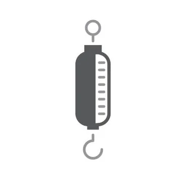 Scale icon on background for graphic and web design. Simple illustration Stock Illustration