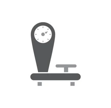 Scale icon on background for graphic and web design. Simple illustration Stock Illustration