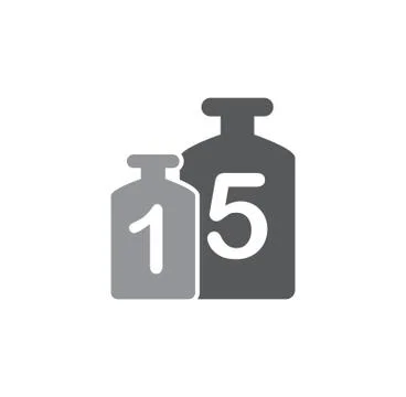 Scale icon on background for graphic and web design. Simple illustration Иллюстрация