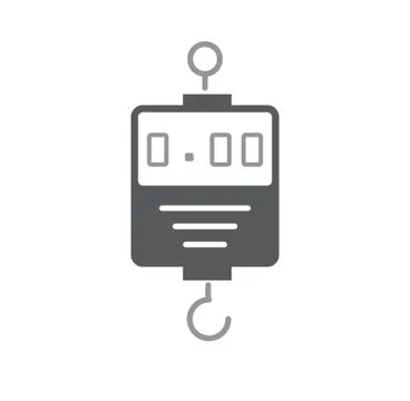 Scale icon on background for graphic and web design. Simple illustration Stock Illustration