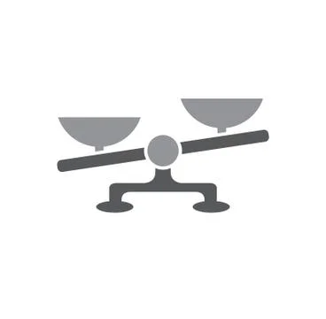 Scale icon on background for graphic and web design. Simple illustration Stock Illustration