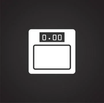 Scale icon on background for graphic and web design. Simple illustration Stock Illustration
