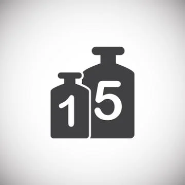 Scale icon on background for graphic and web design. Simple illustration Stock Illustration