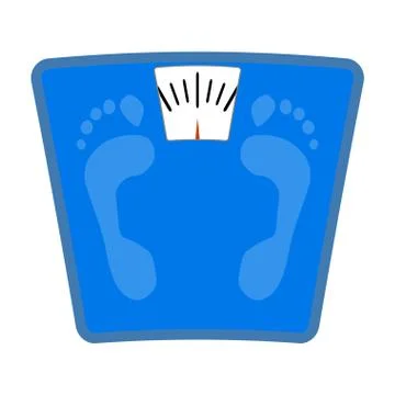 Scale icon flat Stock Illustration