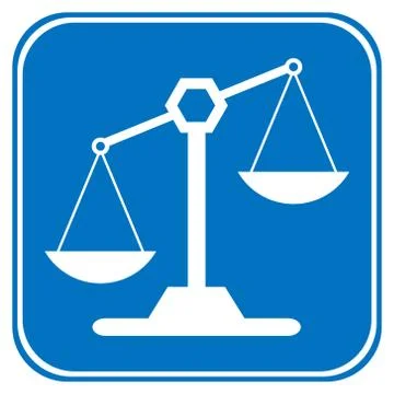 Scale icon Illustrazione stock