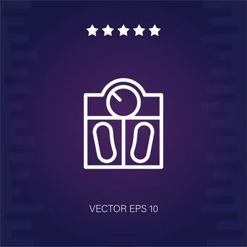 Scale  icon Illustrazione stock
