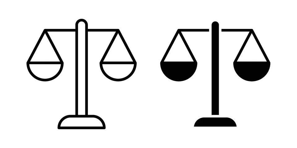 Scale icon Illustration set. Vector Eps10 for apps Stock Illustration