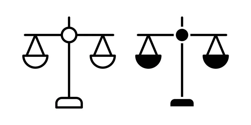 Scale icon vector design. EPS10 Stock Illustration