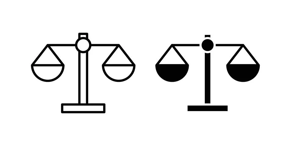Scale icon vector design illustrations Stock Illustration