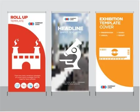 Scale, microscope, factory roll up Stock-Illustration