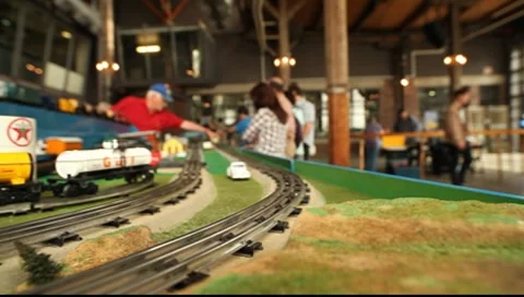 Scale Model Railroading Video stock 8524125