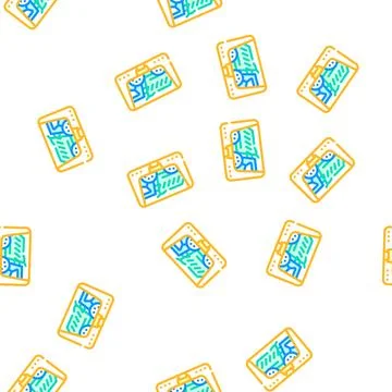 Scale model toy vector seamless pattern Illustrazione stock