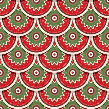 Scale pattern 2 Illustrazione stock