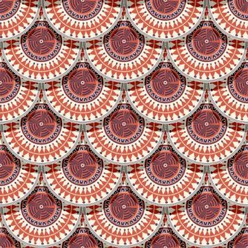 Scale pattern 4 Illustrazione stock