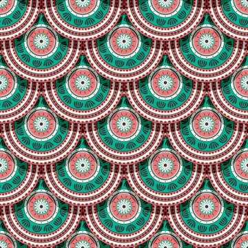 Scale pattern 6 Illustrazione stock