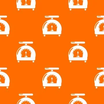 Scale pattern orange 스톡 일러스트