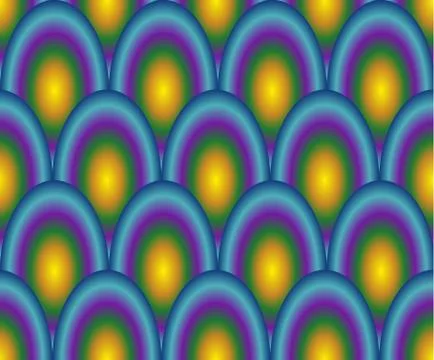 Scale pattern in rainbow colors Stock Illustration