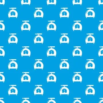 Scale pattern seamless blue Illustrazione stock